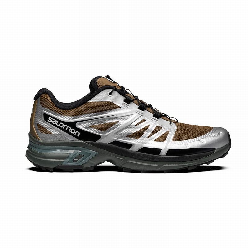 Zapatillas Trail Running Salomon Hombre Plateadas Metal - Salomon Argentina XT-WINGS 2 ,049218-TRW